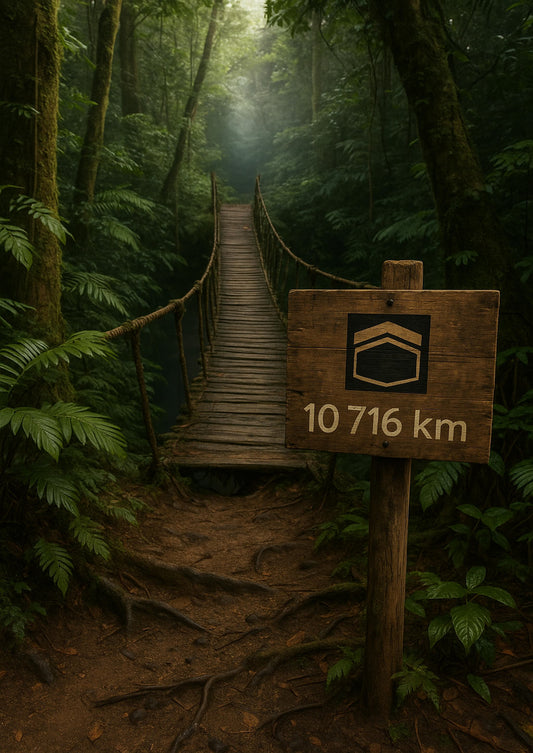 Affiche artistique Forêt Amazonienne - Brésil