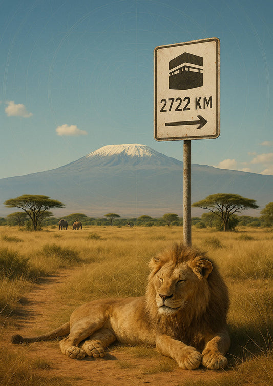 Affiche artistique Kilimandjaro – Tanzanie