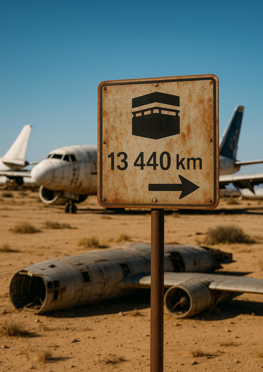 Artistic poster Area 51 - Nevada Desert