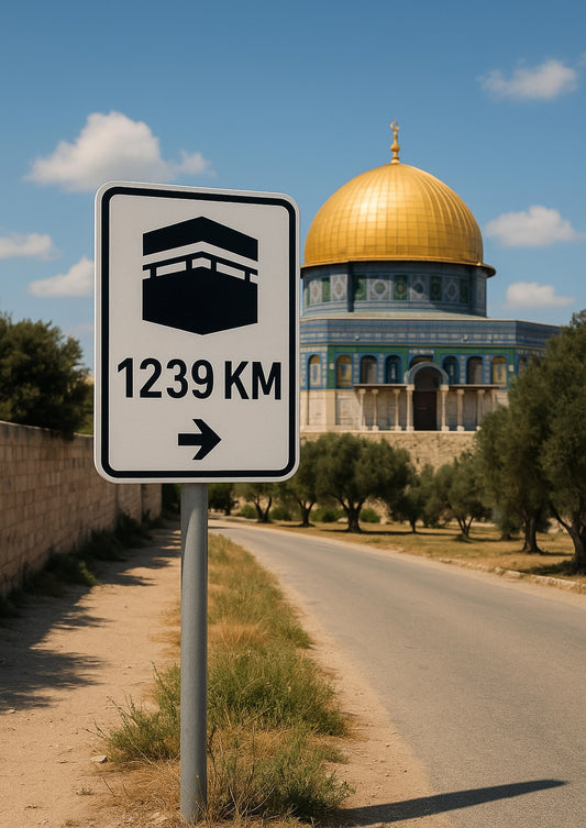 Affiche artistique Mosquée Al-Aqsa - Jérusalem