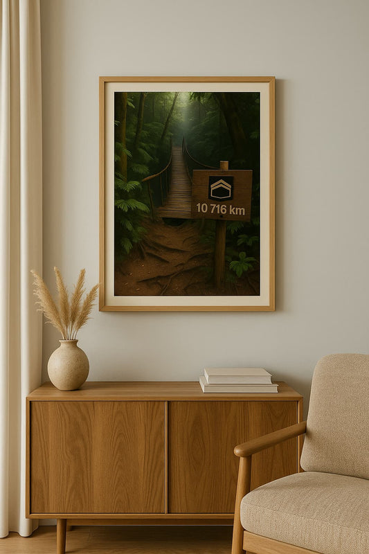 Affiche artistique Forêt Amazonienne - Brésil