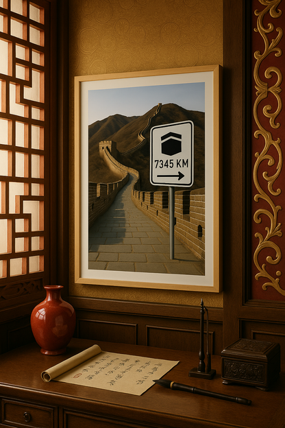 Affiche artistique La Grande Muraille - Chine