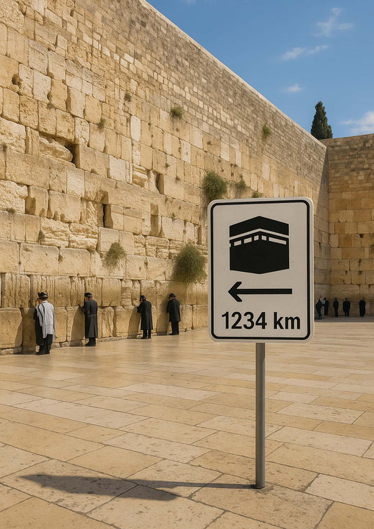 Art Poster Wailing Wall - Jerusalem