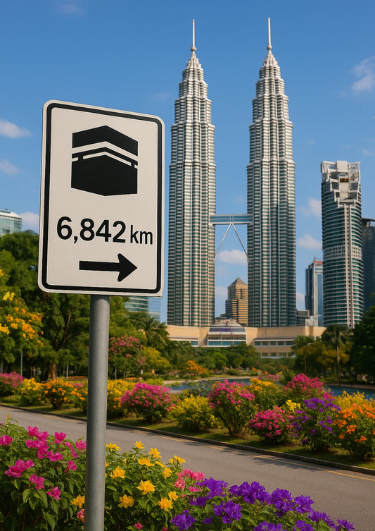 Affiche artistique Tour Petronas - Kuala Lumpur