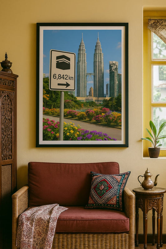 Affiche artistique Tour Petronas - Kuala Lumpur