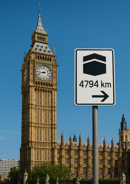 Affiche artistique Big Ben - Londres