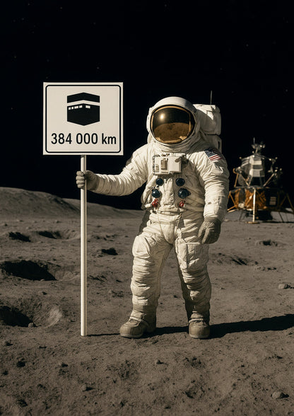 Affiche artistique Apollo 11 – Premiers pas sur la Lune