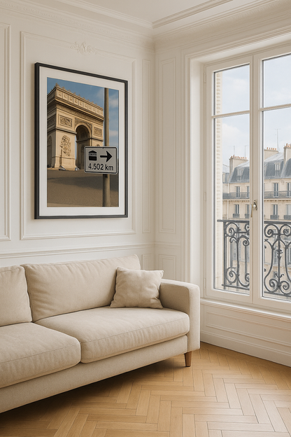 Affiche artistique Arc de Triomphe - Paris