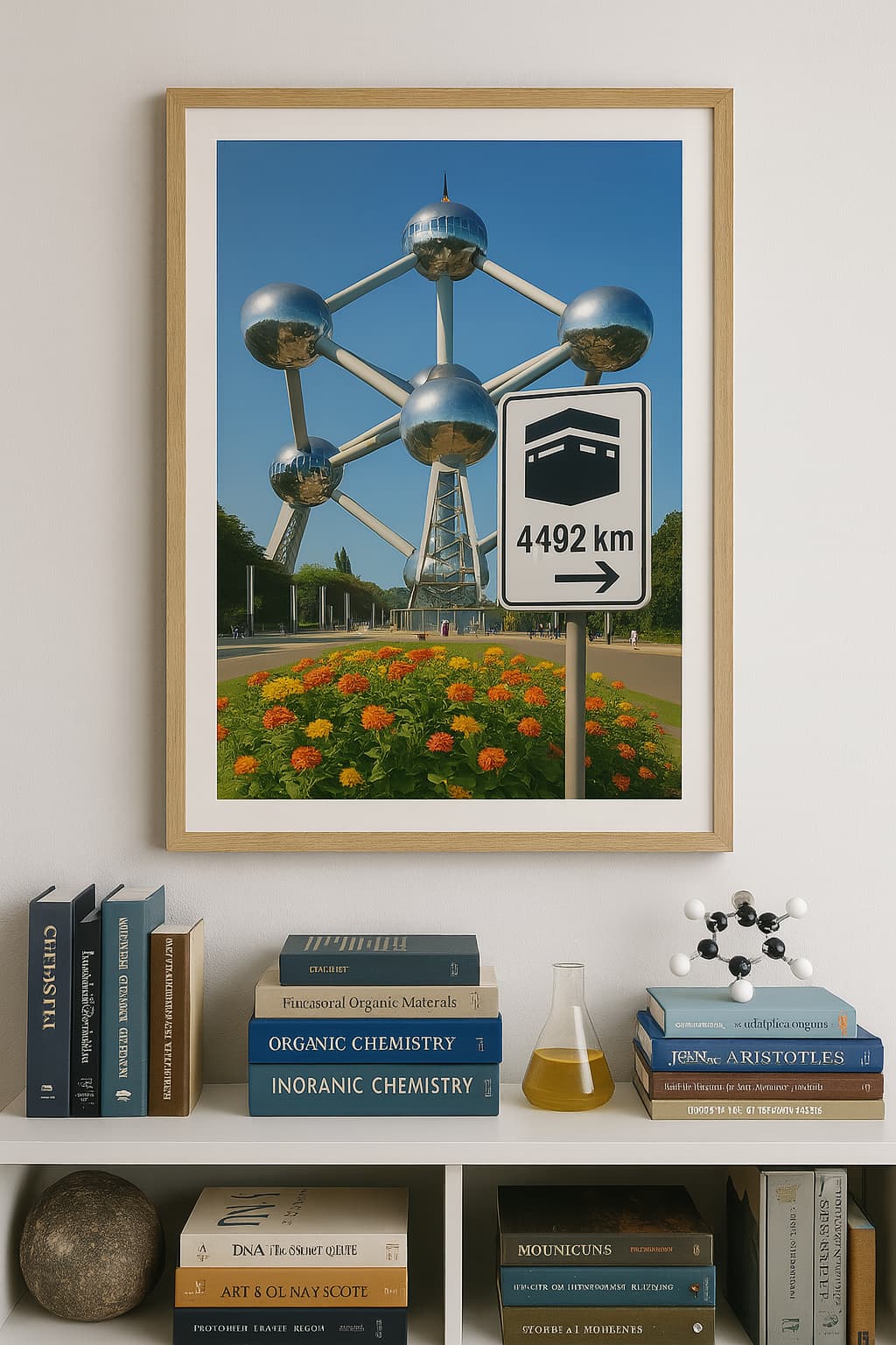 Affiche artistique Atomium - Bruxelles