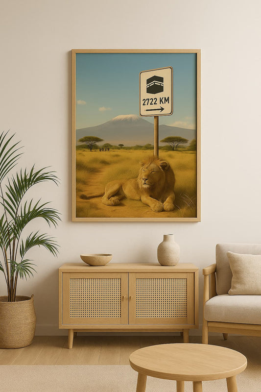 Affiche artistique Kilimandjaro – Tanzanie