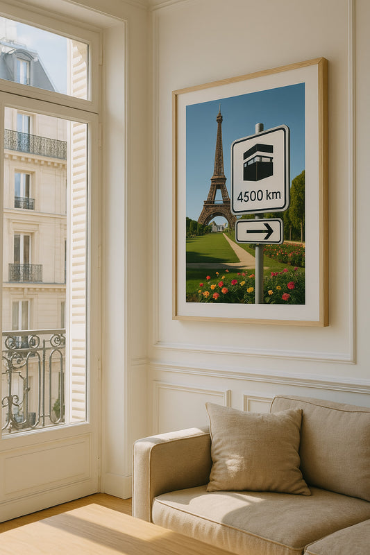 Affiche artistique Tour Eiffel - Paris