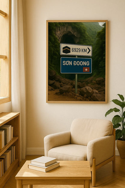 Affiche artistique Grotte Sơn Đoong – Vietnam