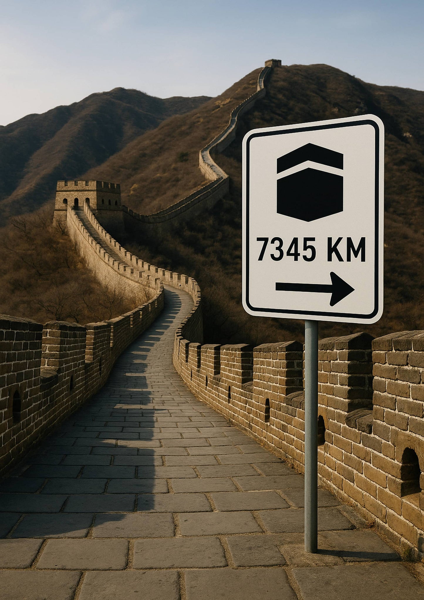 Affiche artistique La Grande Muraille - Chine