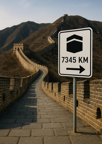 Affiche artistique La Grande Muraille - Chine