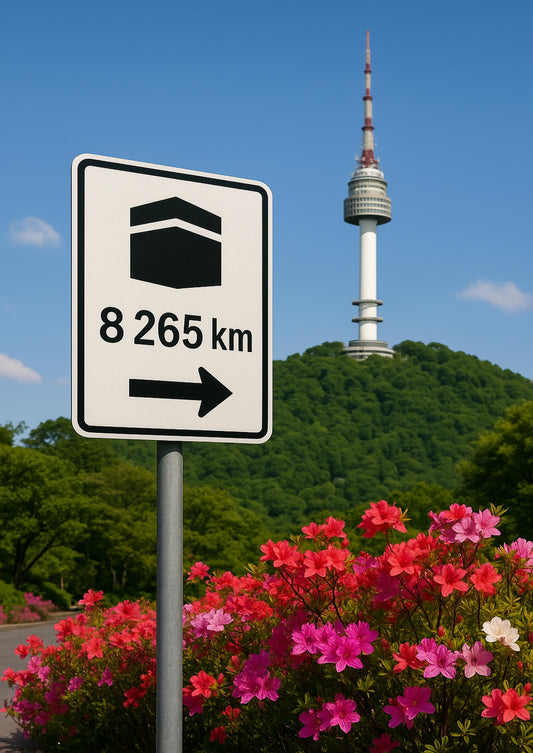 Affiche artistique N Seoul Tower ( Tour Namsan ) - Séoul