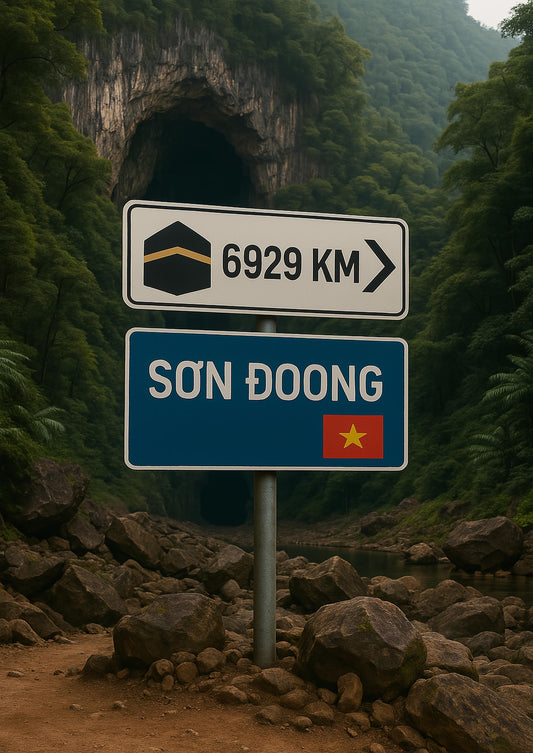 Affiche artistique Grotte Sơn Đoong – Vietnam