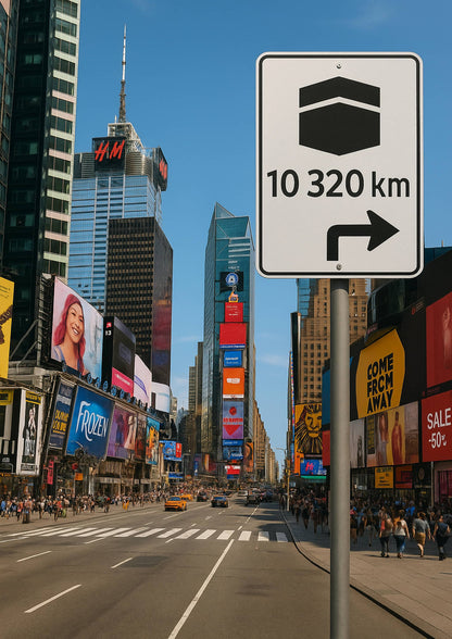 Affiche artistique Times Square – New York