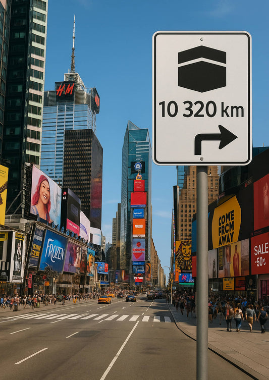 Affiche artistique Times Square – New York