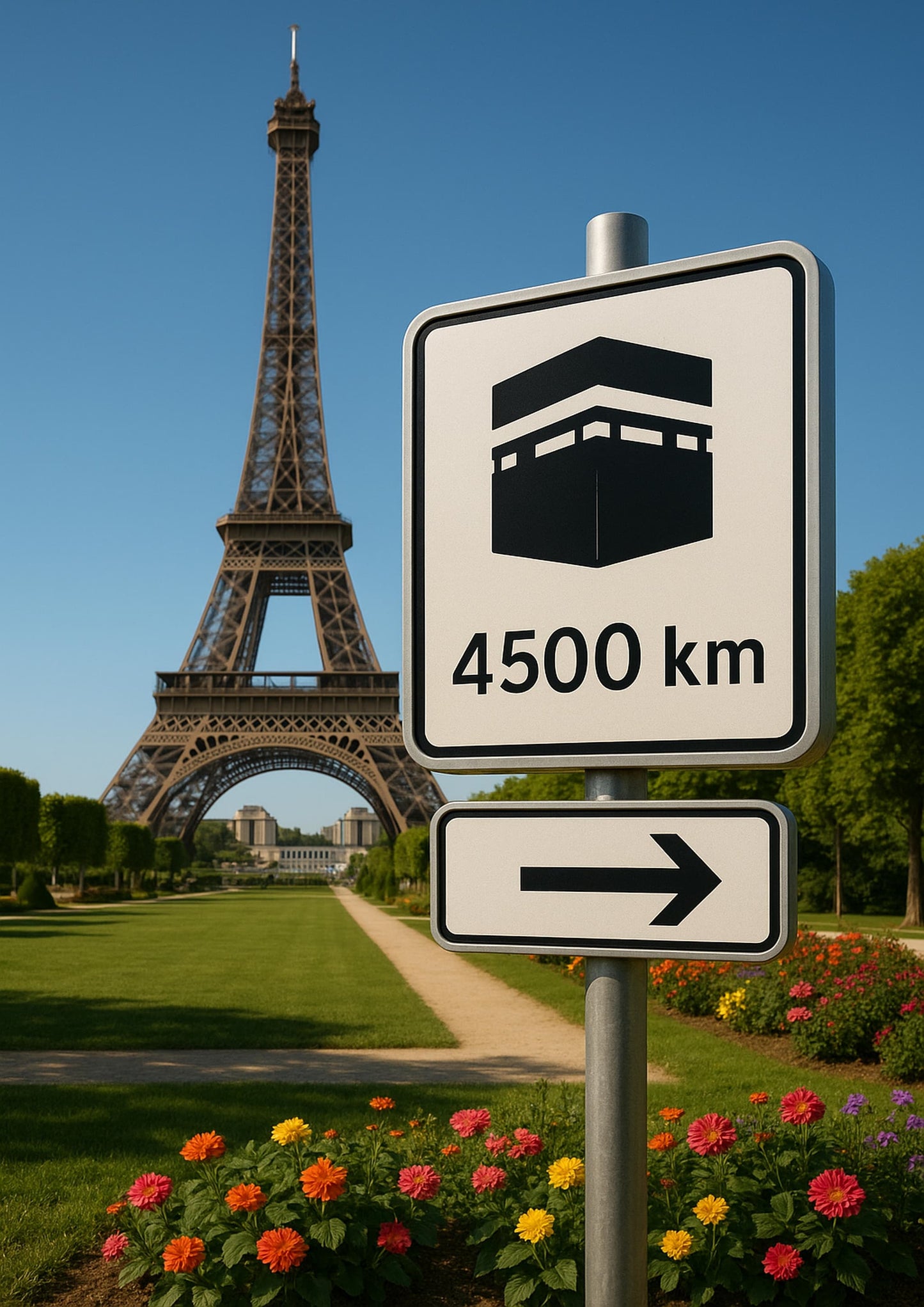 Affiche artistique Tour Eiffel - Paris