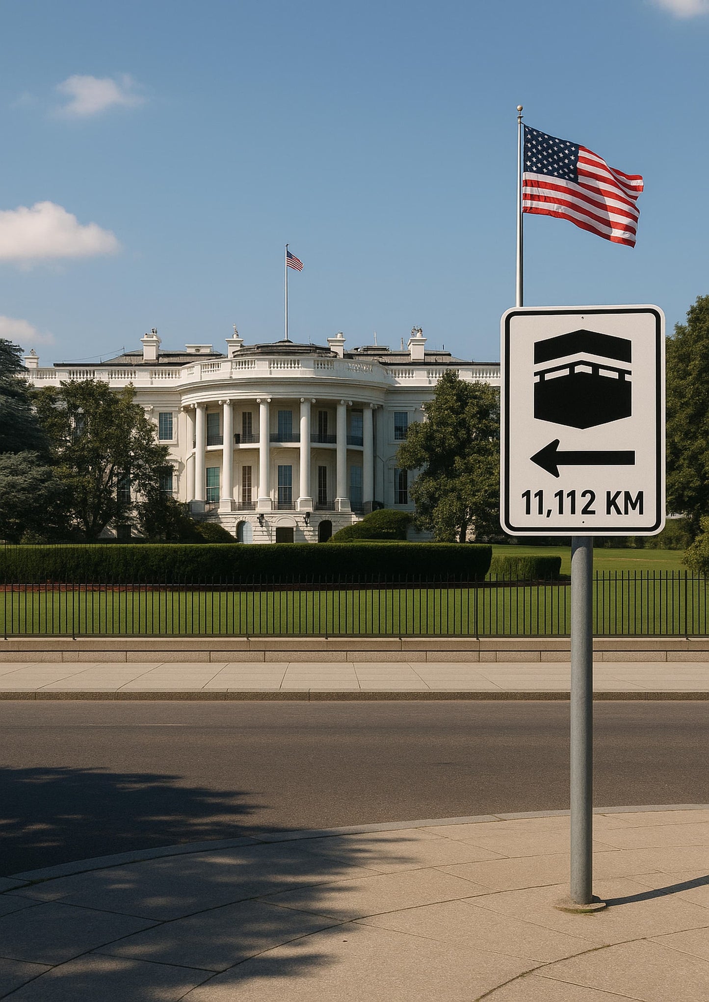 Affiche artistique La Maison Blanche - Washington DC